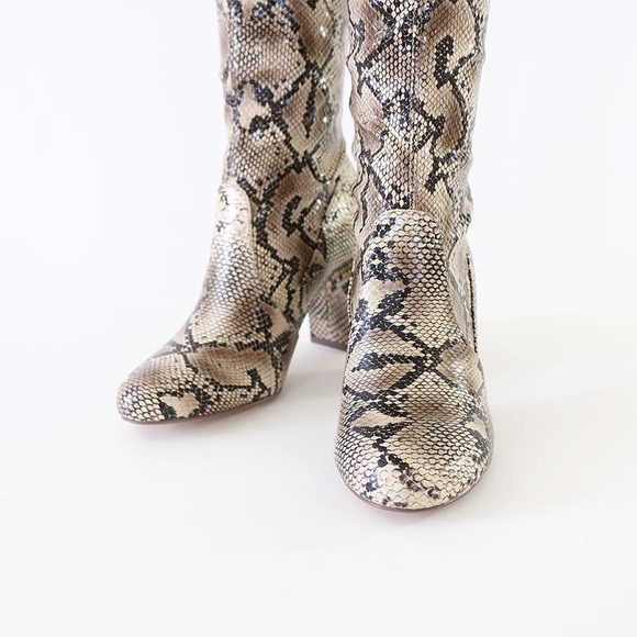 snivy animal print over the knee stretch boots - Picture 4 of 8